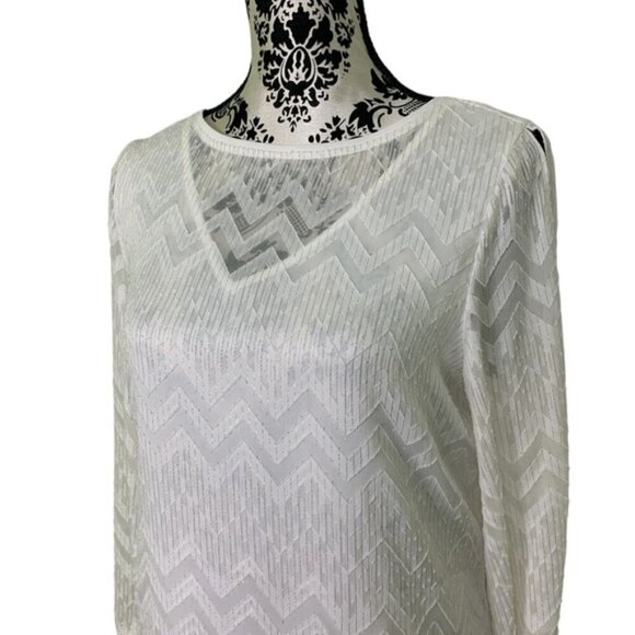 Joseph Ribkoff Chiffon Blouse - Picture 3 of 15